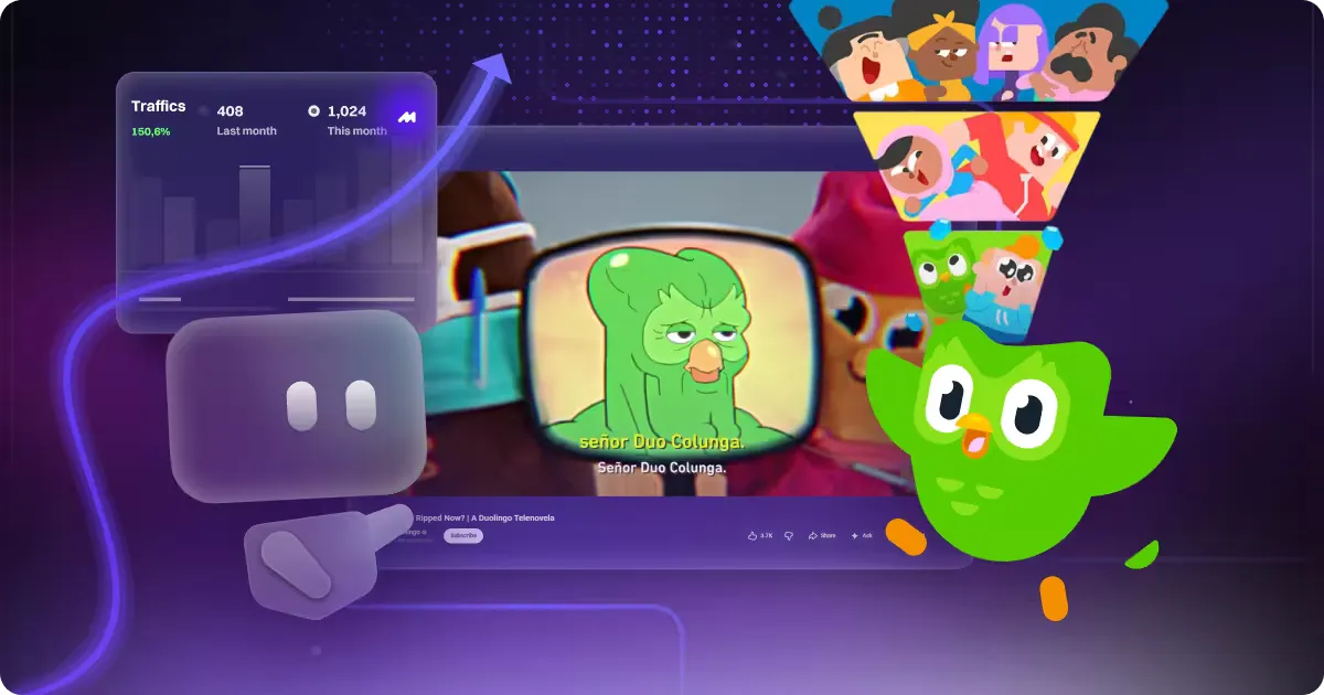 The Evolution of Duolingo’s Video Marketing Funnel: Insights from Top 50 Videos & Campaigns Since 2021
