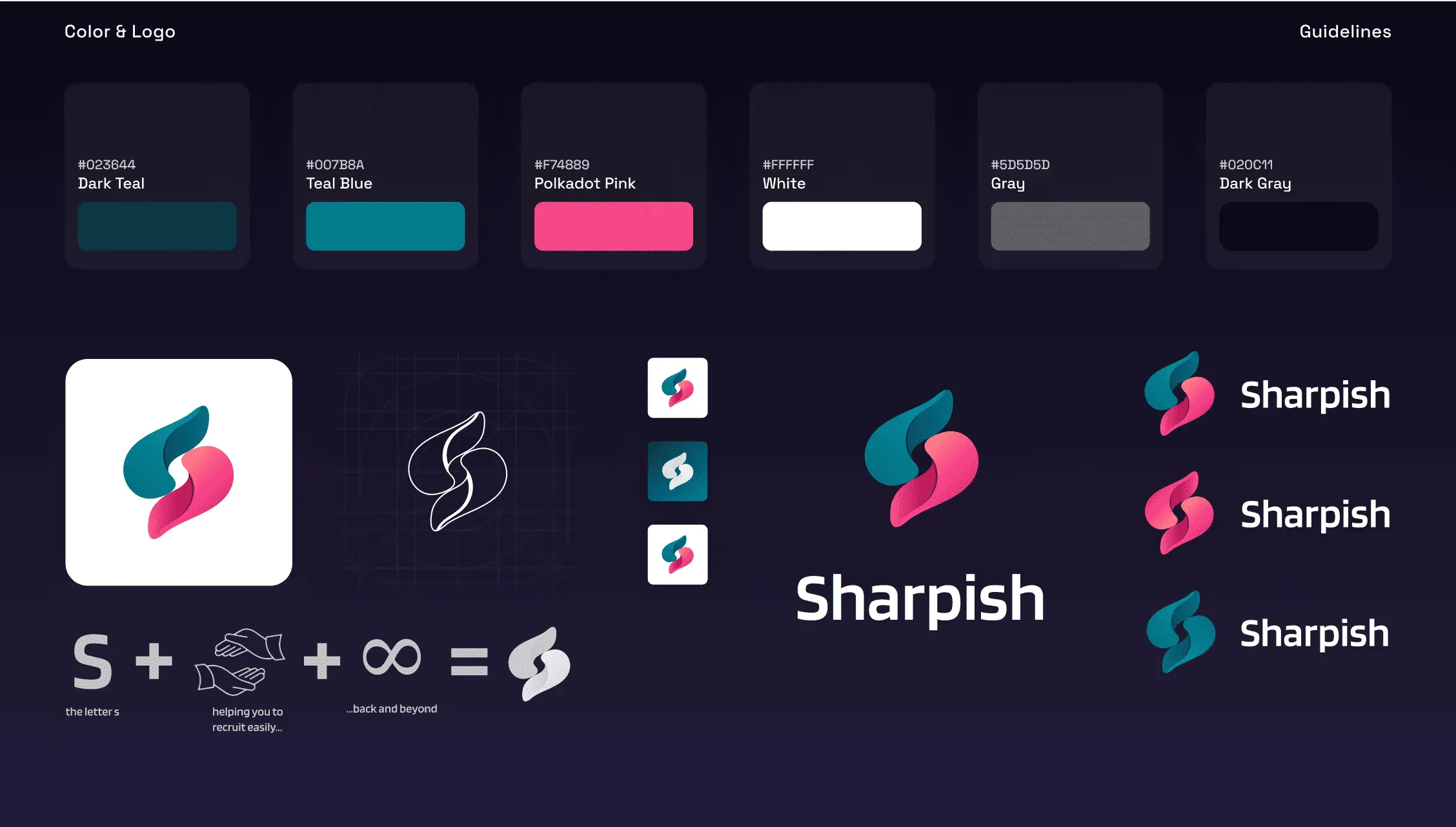 A bunch of different type of logos