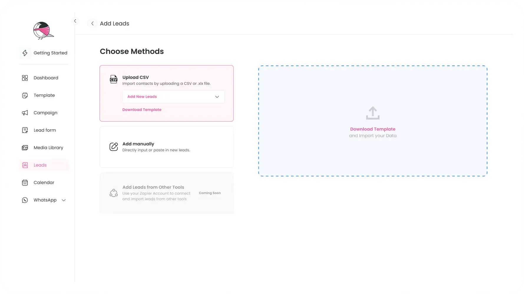 Another DoveHero web page with a pink background
